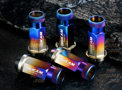 Digicam Titanium Racing Wheel Nut Set - 20pcs M12xP1.25 48.5